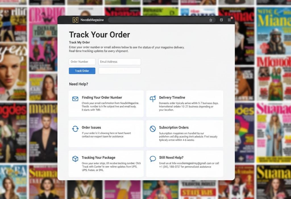 Track My Order - NoodleMagazine