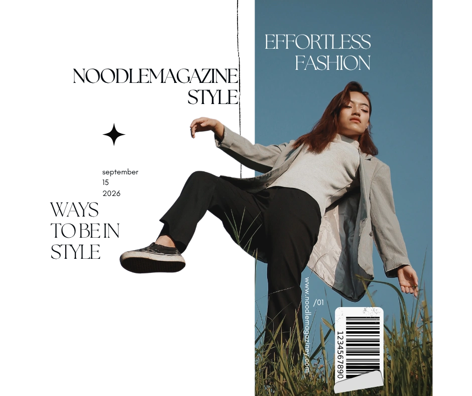 Reader browsing the NoodleMagazine print collection
